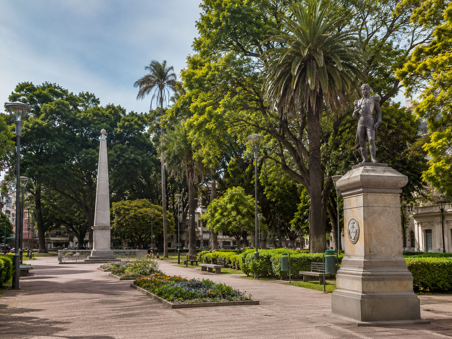 Plaza Belgrano en Barrio Sur de San Miguel de Tucumán