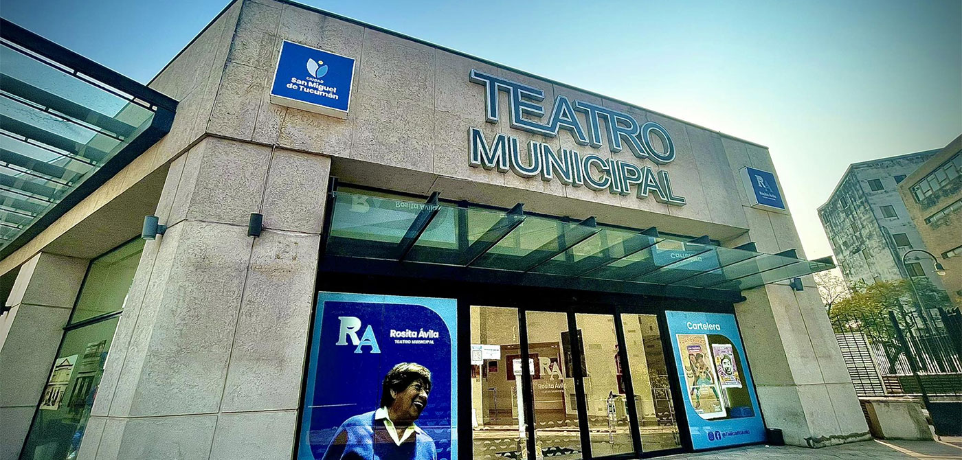 Teatro Municipal Rosita Ávila en el entorno del Abasto